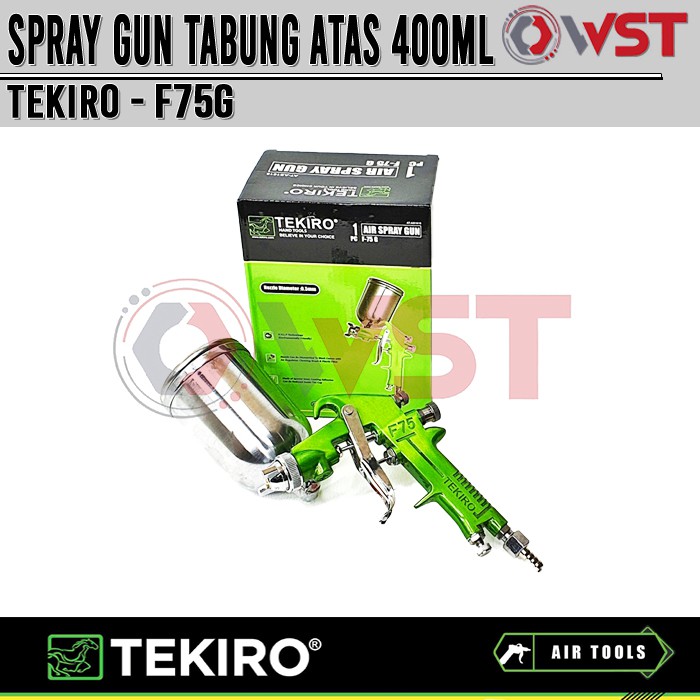 Jual Tekiro F75G Spray Gun Tabung Atas F 75 G 400cc Semprotan Cat