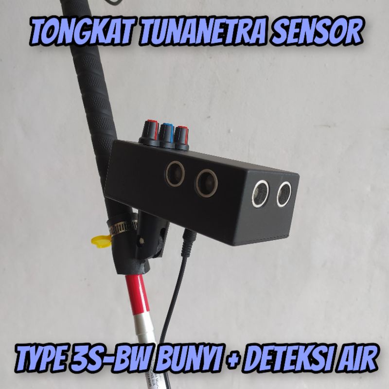 Jual Tongkat Tunanetra Sensor Ultrasonik Type S Bw Bunyi Buzzer Dan