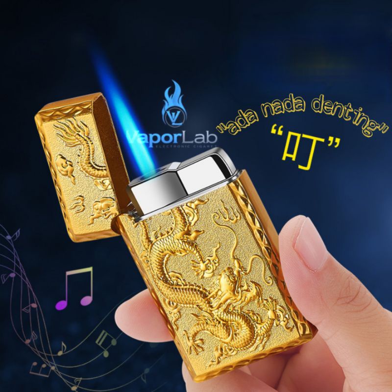 Jual Mancis Korek Api Bara Las Ada Denting Gas Torch Lighter Motif Naga