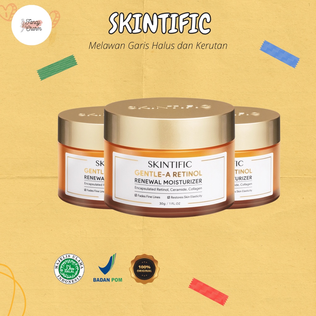 Jual Skintific Skintific Gentle A Retinol Cream Renewal Moisturizer