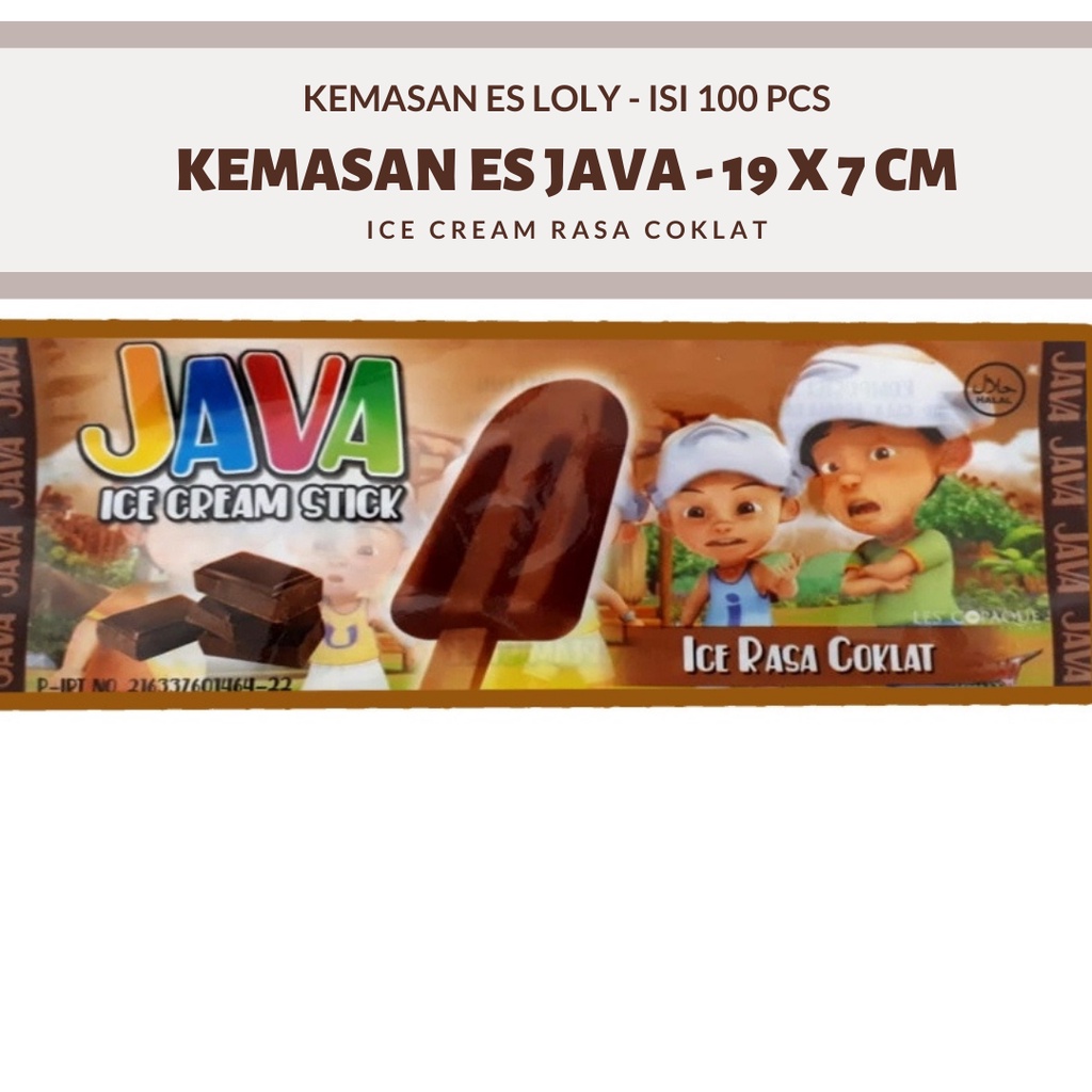 Jual Plastik Kemasan Es Cream Plastik Ice Cream Stik Plastik Es Kul Kul