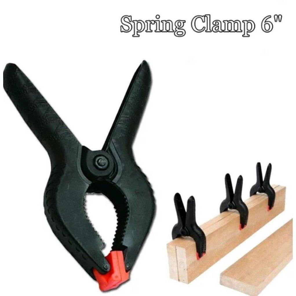 Jual Dmart Spring Clamp Besar Inch Penjepit Kayu Diy Klip Backdrop