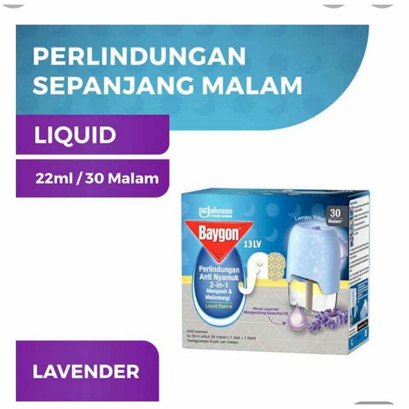 Jual Baygon Liquid Elektrik Obat Nyamuk Lavender Per Set Ml Shopee