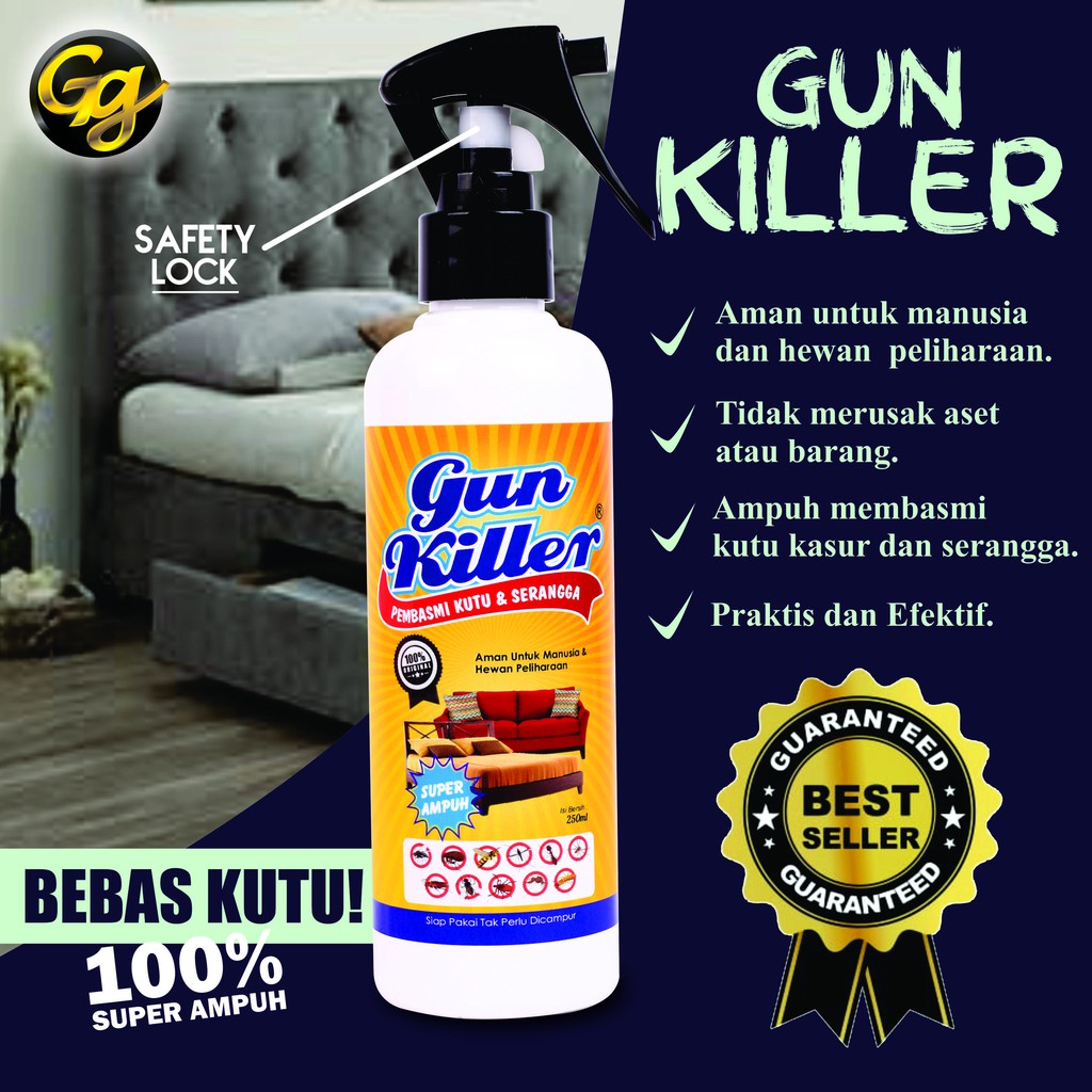 Jual GUN KILLER PEMBASMI KUTU OBAT KUTU RACUN KUTU CAIRAN KUTU SUPER