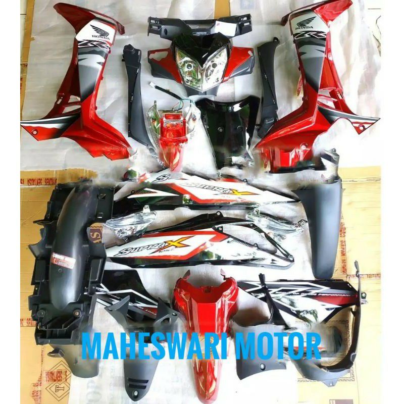 Jual Cover Body Full Body Honda Supra X Batman Kasar Halus Plus