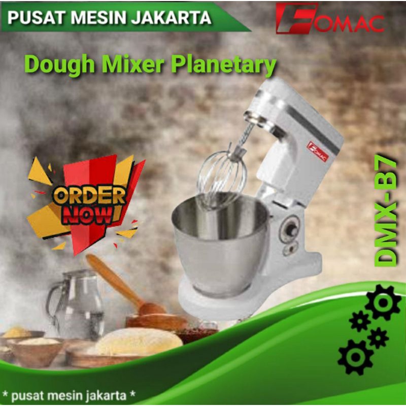 Jual DMX B7 PLANETARY DOUGH MIXER 7 LITER MESIN PENGADUK ADONAN FOMAC