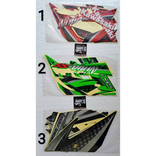 Jual STIKER STRIPING LIS BODY MOTOR KAWASAKI NINJA SS TAHUN 2012 2013