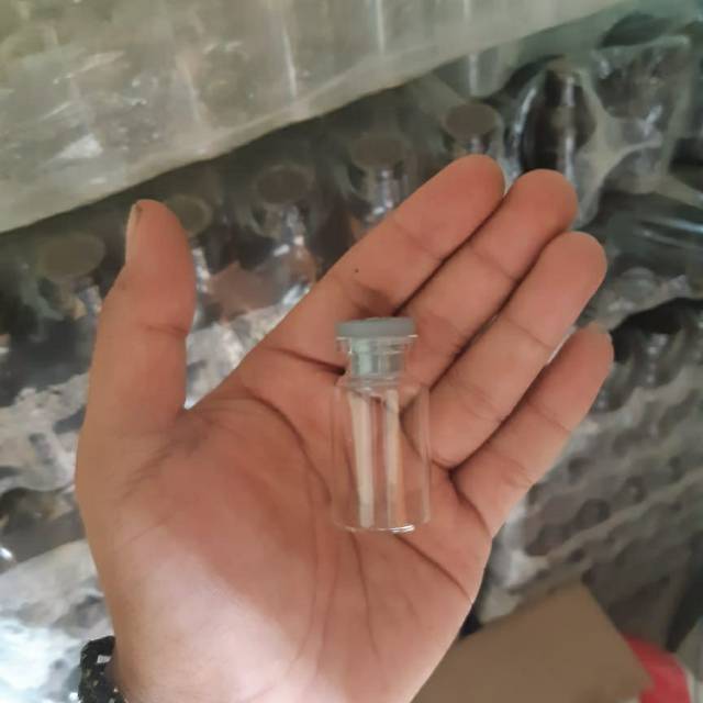 Jual Botol Kaca Vial Ml Tutup Karet Shopee Indonesia