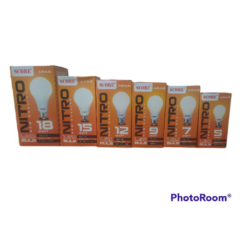 Jual Lampu Bohlam Led A Bulb W W W W W W Score Nitro Garansi