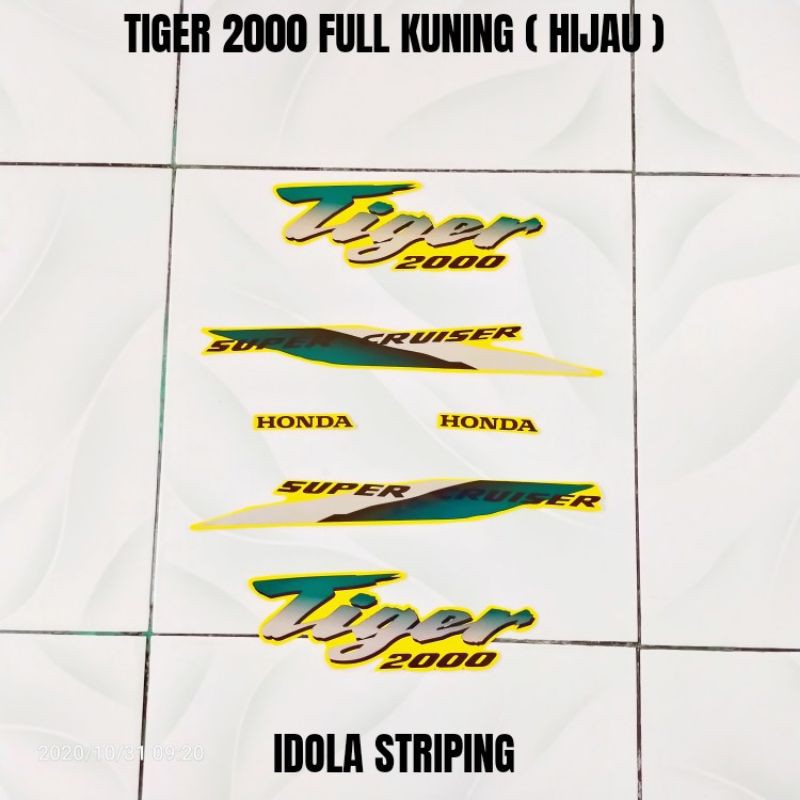 Jual Striping Tiger Full Kuning Hijau Shopee Indonesia