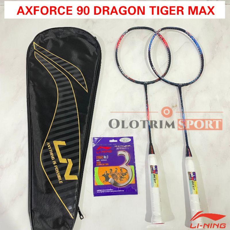 Jual Raket Badminton LINING AXFORCE 90 MAX DRAGON TIGER AX FORCE