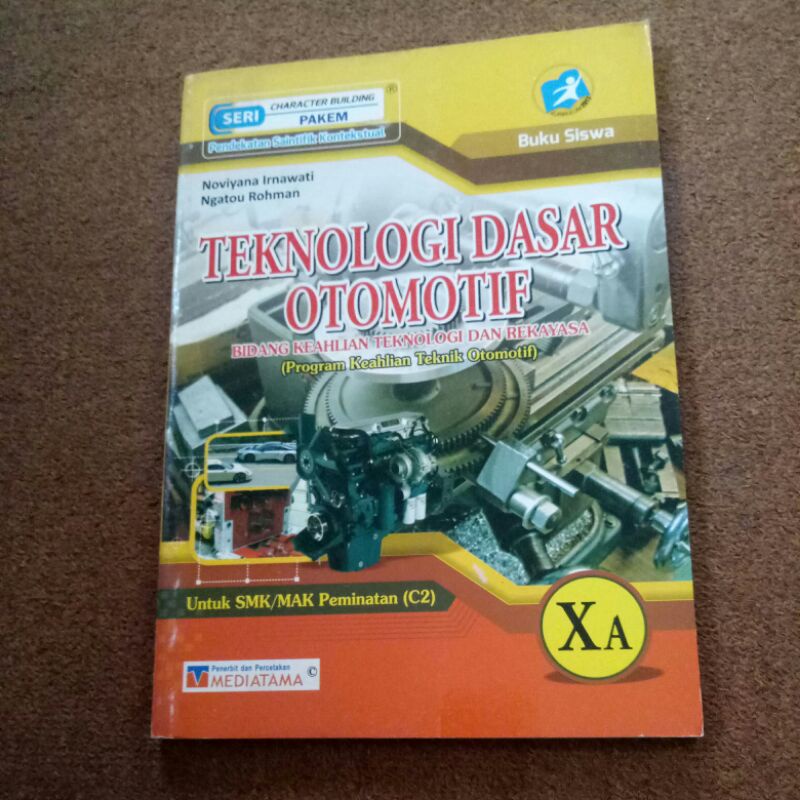 Jual Buku Original Teknologi Dasar Otomotif Smk Mak Kelas Xa Shopee