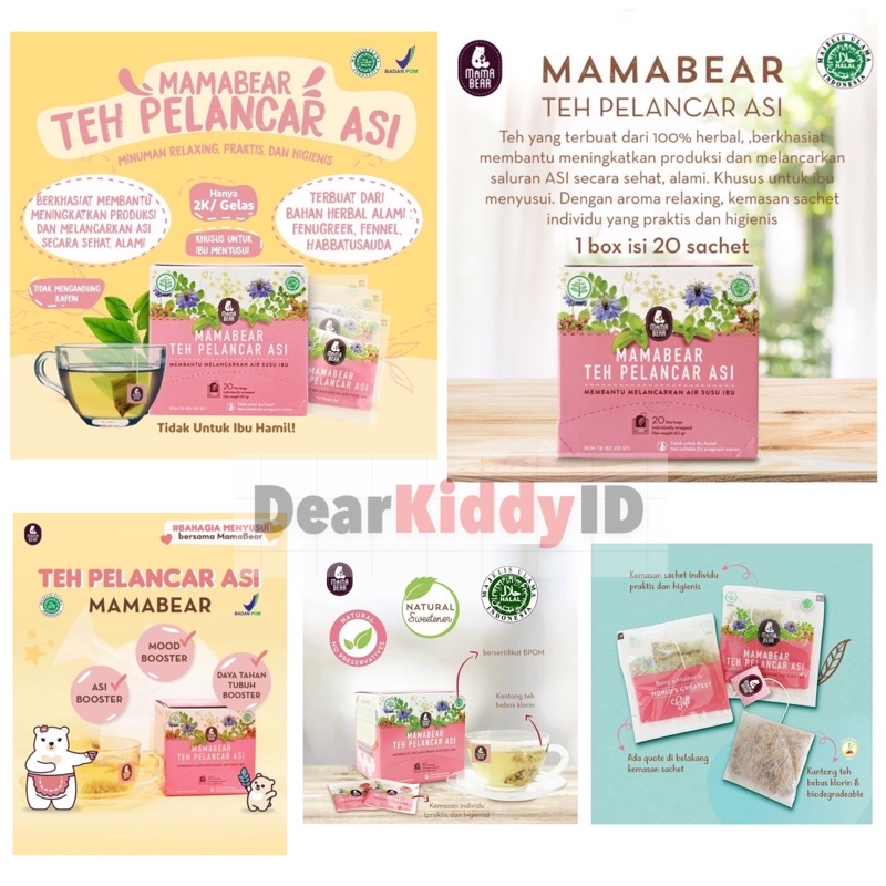 Jual Mama Bear Teh Pelancar Asi Zoya Mix Almon Mix Cookies