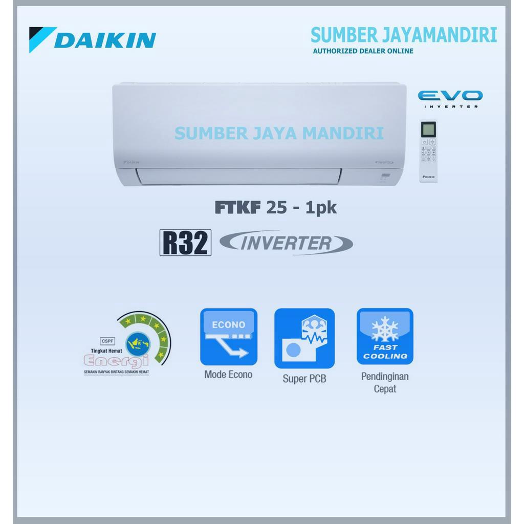 Jual Ac Daikin Evo Inverter Pk Ftkf Av Shopee Indonesia