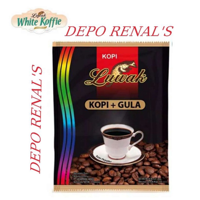 Jual Kopi Luwak Hitam Gula 1 Renceng Isi 20 Bungkus Shopee Indonesia