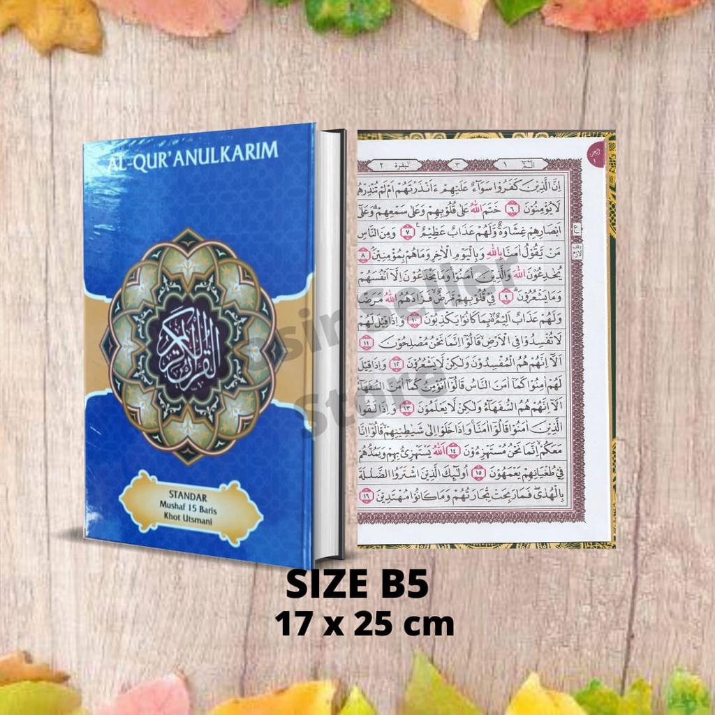 Jual AL QURAN SAMSIA A4 A5 B5 ORI 15 BARIS KHOT UTSMANI Shopee Indonesia