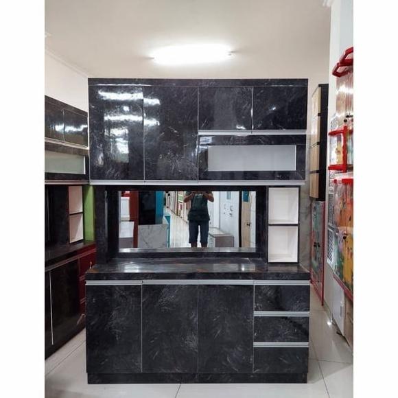 Jual Lemari Dapur Rak Piring Minimalis Hpl Pintu Jijahstr Shopee