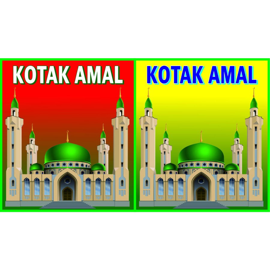 Jual Stiker Vinyl Tempelan Kotak Amal Custom Shopee Indonesia