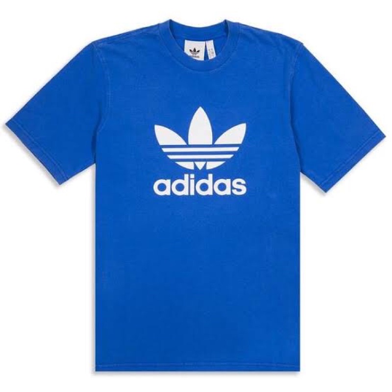 Jual Kaos Adidas Trefoil Classic Basic Retro Logo Blue Shopee Indonesia