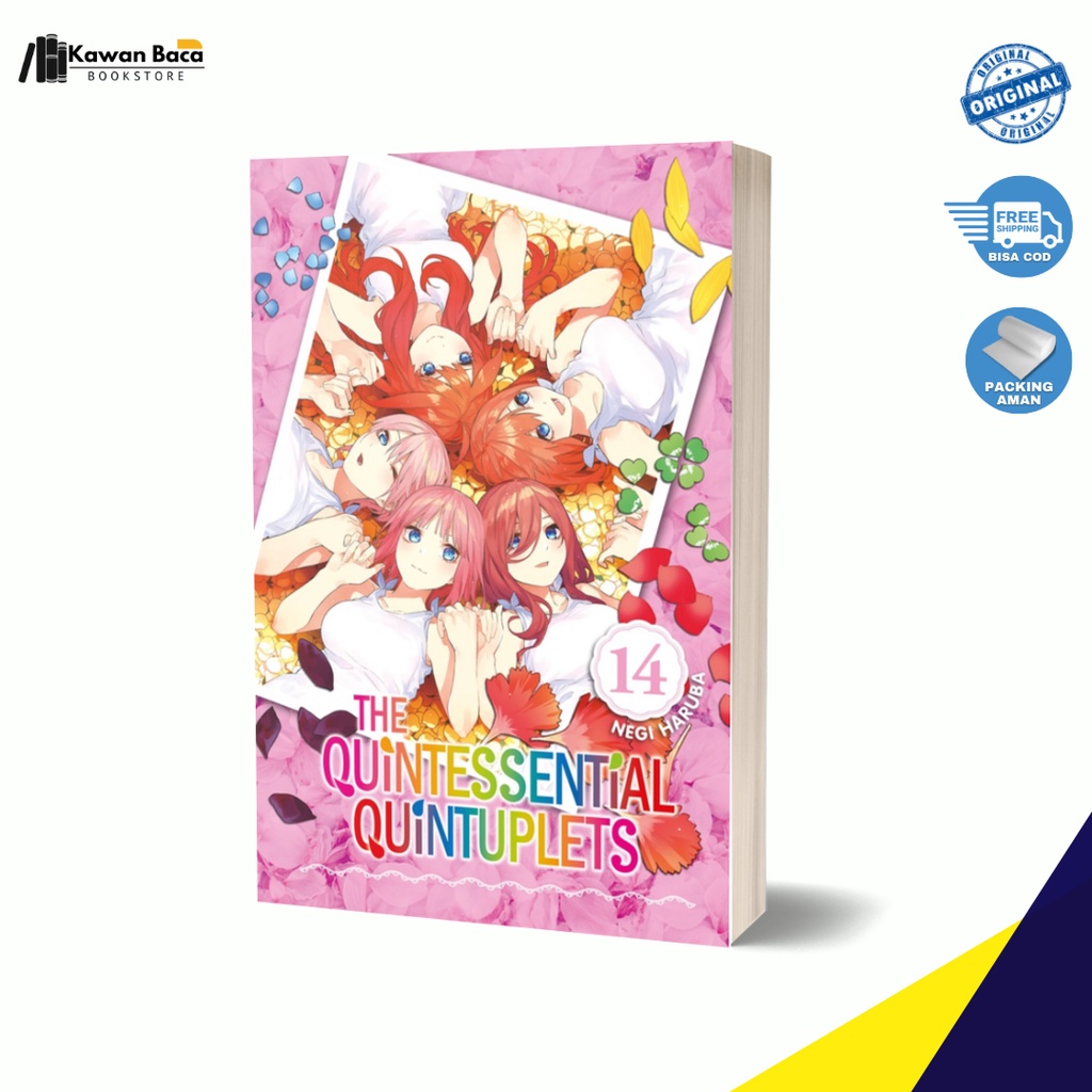 Jual Seri Lengkap Komik Quintessential Quintuplets Negi Haruba