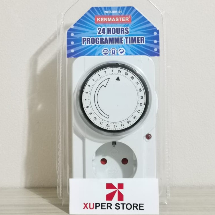 Jual Stop Kontak Timer Manual Analog Kenmaster Shopee Indonesia