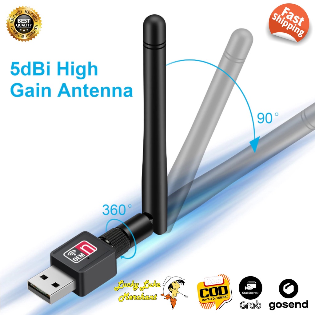 Jual Usb Wifi Wireless Adapter Network Wi Fi Dongle Mbps Shopee