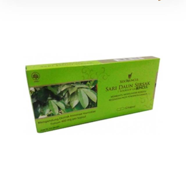 Jual Sari Daun Sirsak Sidomuncul Strip Shopee Indonesia