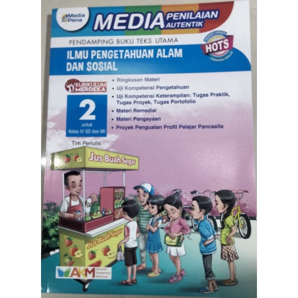 Jual BUKU ILMU PENGETAHUAN ALAM Dan SOSIAL MEDIA PENILAIAN AUTENTIK