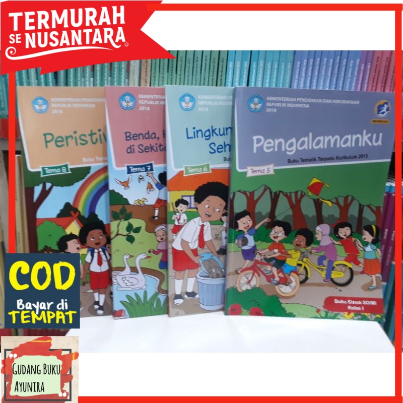 Jual Buku Siswa Sd Mi Kelas Tema Kurikulum Diknas Buku