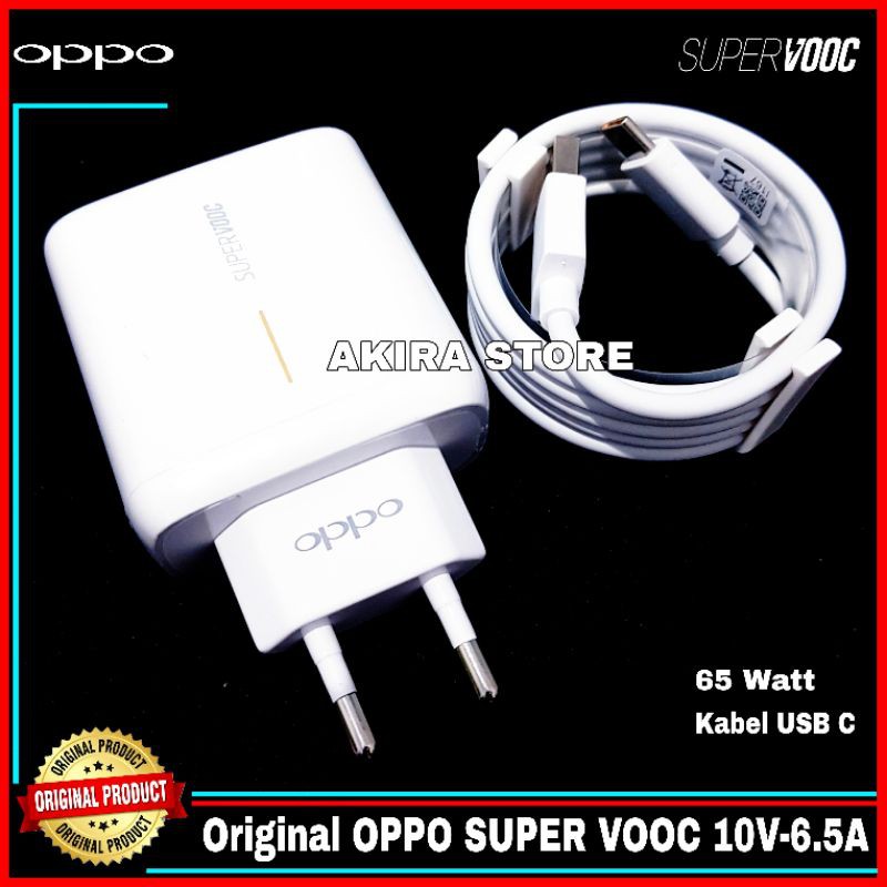 Jual Charger Casan Oppo Super Vooc Usb C Watt Original Type C