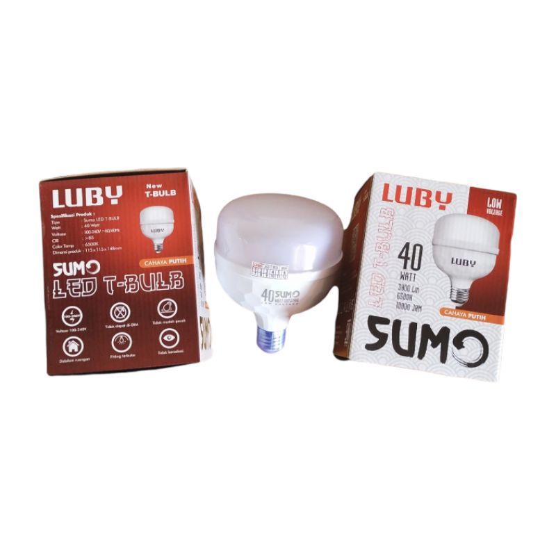 Jual Lampu Led Bohlam Luby Sumo W W W W Watt Cahaya Putih