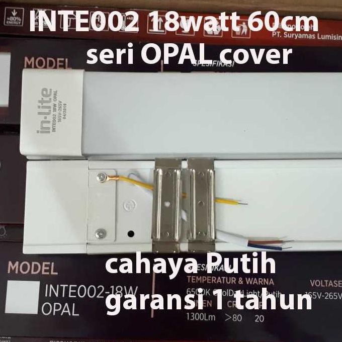 Jual Opal Bohlam Led Inte002 T8 18W 60Cm Cover Opal Lampu Tube In