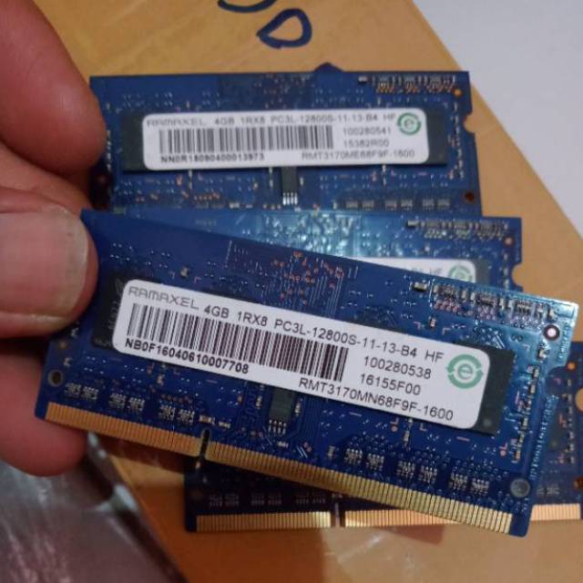 Jual Ram 4GB RAMAXEL Memori Sodimm Laptop DDR3L PC3L 1 35v Low Voltage