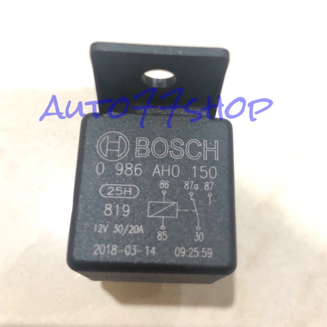 Jual RELAY BOSCH 5 KAKI 12V 30 20A NO NC Shopee Indonesia