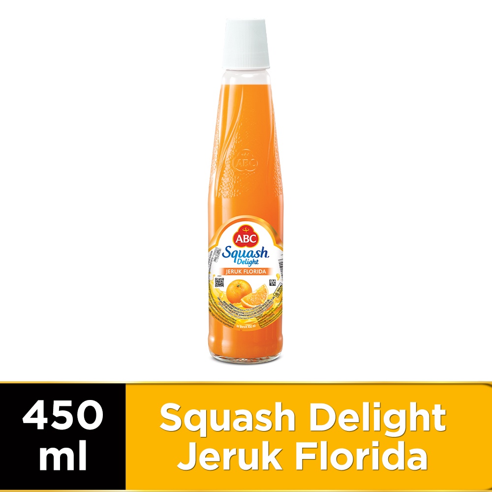 Jual ABC Sirup Squash Delight Jeruk Florida 450 ML Shopee Indonesia