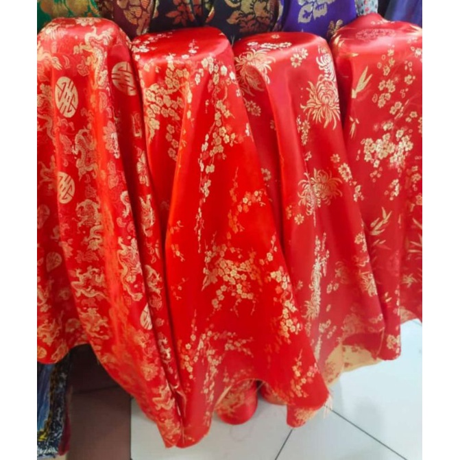 Jual Bahan Kain Cheongsam Bahan Kain China Bahan Kain Imlek Bahan