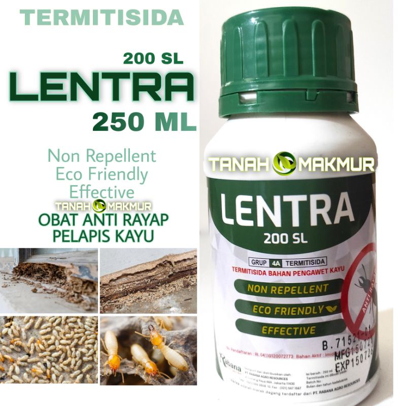 Jual Obat Anti Rayap Lentra Ml Sl Racun Termitisida Anti Rayap