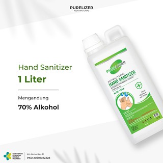 Jual PURELIZER Hand Sanitizer Cair 1 Liter PROMO Handsanitizer Refill