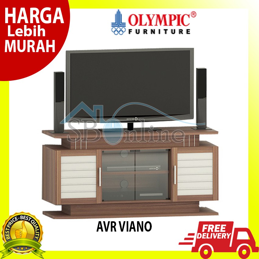 Jual Olympic Meja Tv Series Audio Visual Rack Avr Viano Shopee