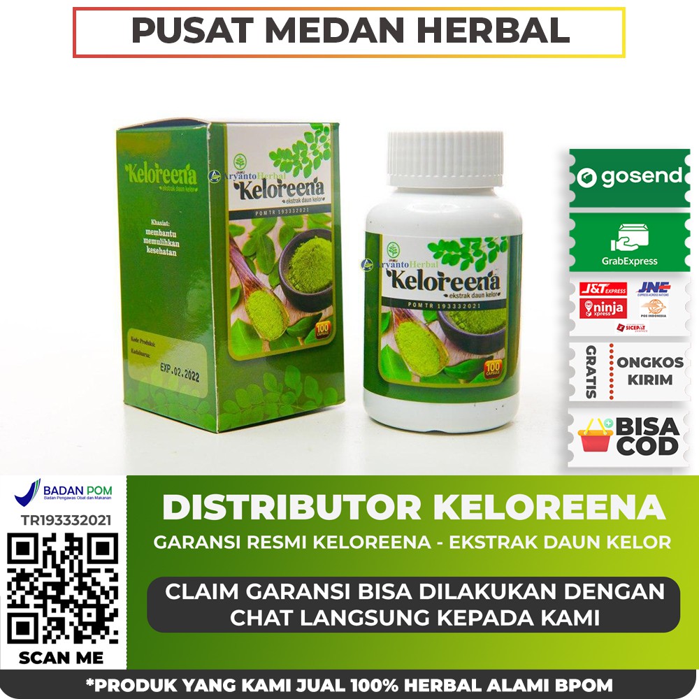 Jual Walatra Keloreena Asli Original Ekstrak Daun Kelor Isi 50