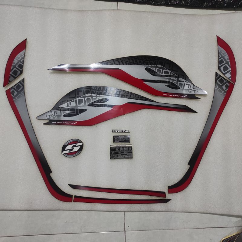 Jual Stiker Stripping Striping Decal Graphic Honda Scoopy 110 FI Sporty