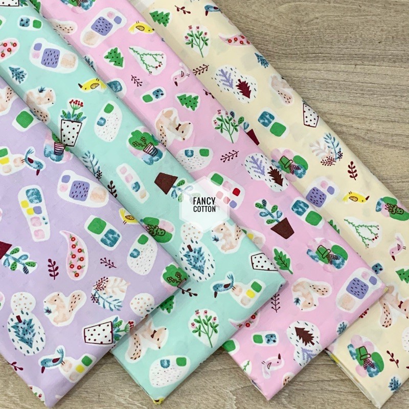 Jual Kain Katun Jepang Motif Fancy Flower D Shopee Indonesia