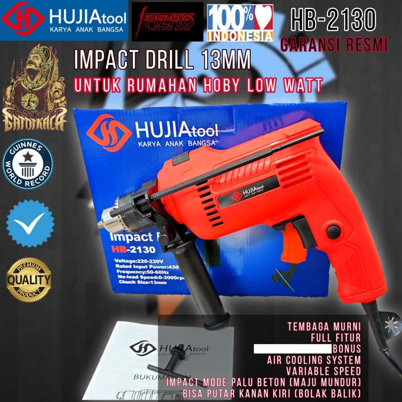 Jual Mesin Bor Mm Impact Drill Hujia Hb Besi Kayu Tembok Beton