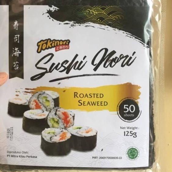 Jual 10 10 MALL Tokinori 50 Sheet Yaki Sushi Nori Halal MUI Lembaran