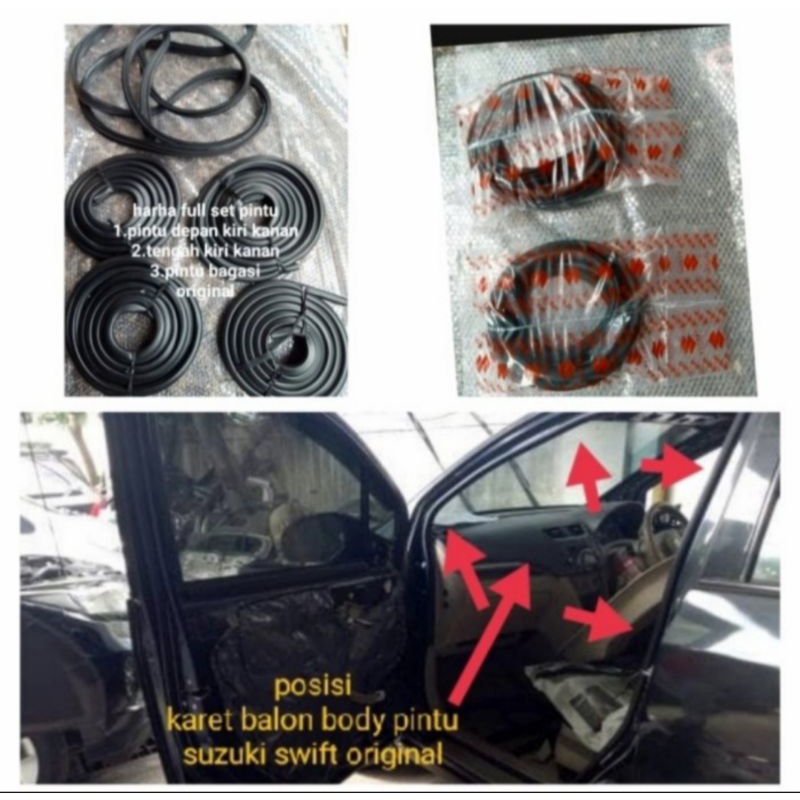 Jual Karet Balon Karet Peredam Pintu Mobil Original Suzuki Swift