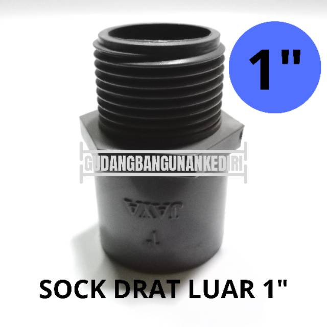 Jual Sok Drat Luar Valve Socket Sock Drat Luar Jaya Pvc