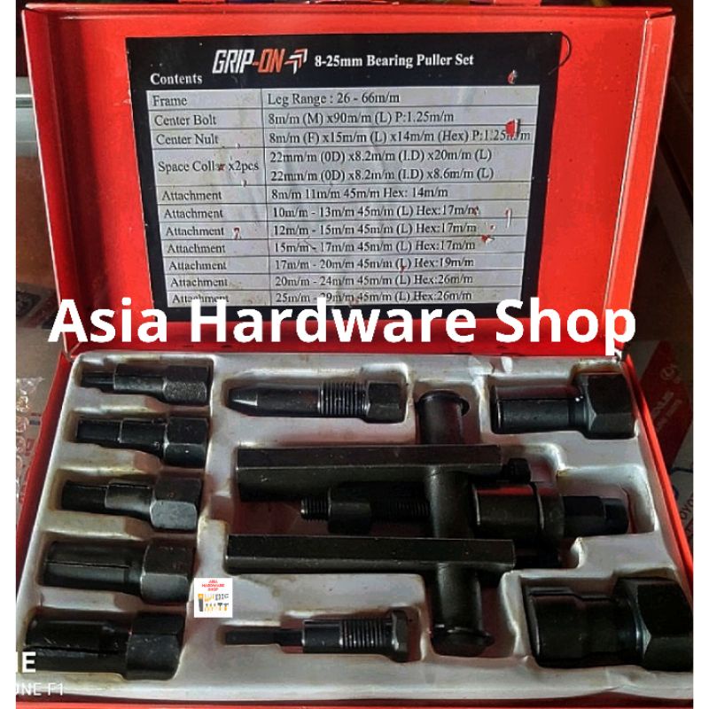 Jual Treker Bearing Puller Set Isi Pcs Grip On Alat Cabut Bearing