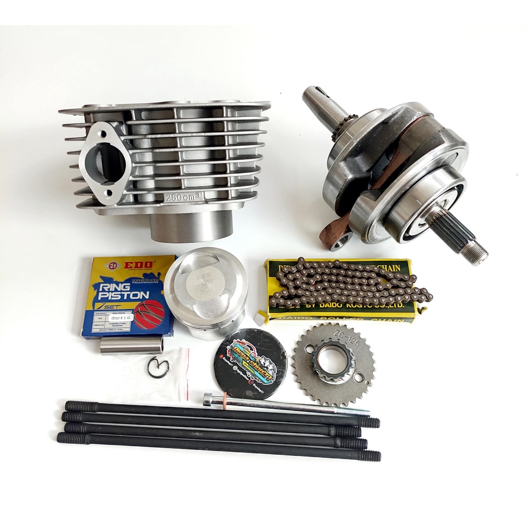 Jual Paket Bore Up Stroke Up Tiger Gl Megapro Langkah Mm Herex