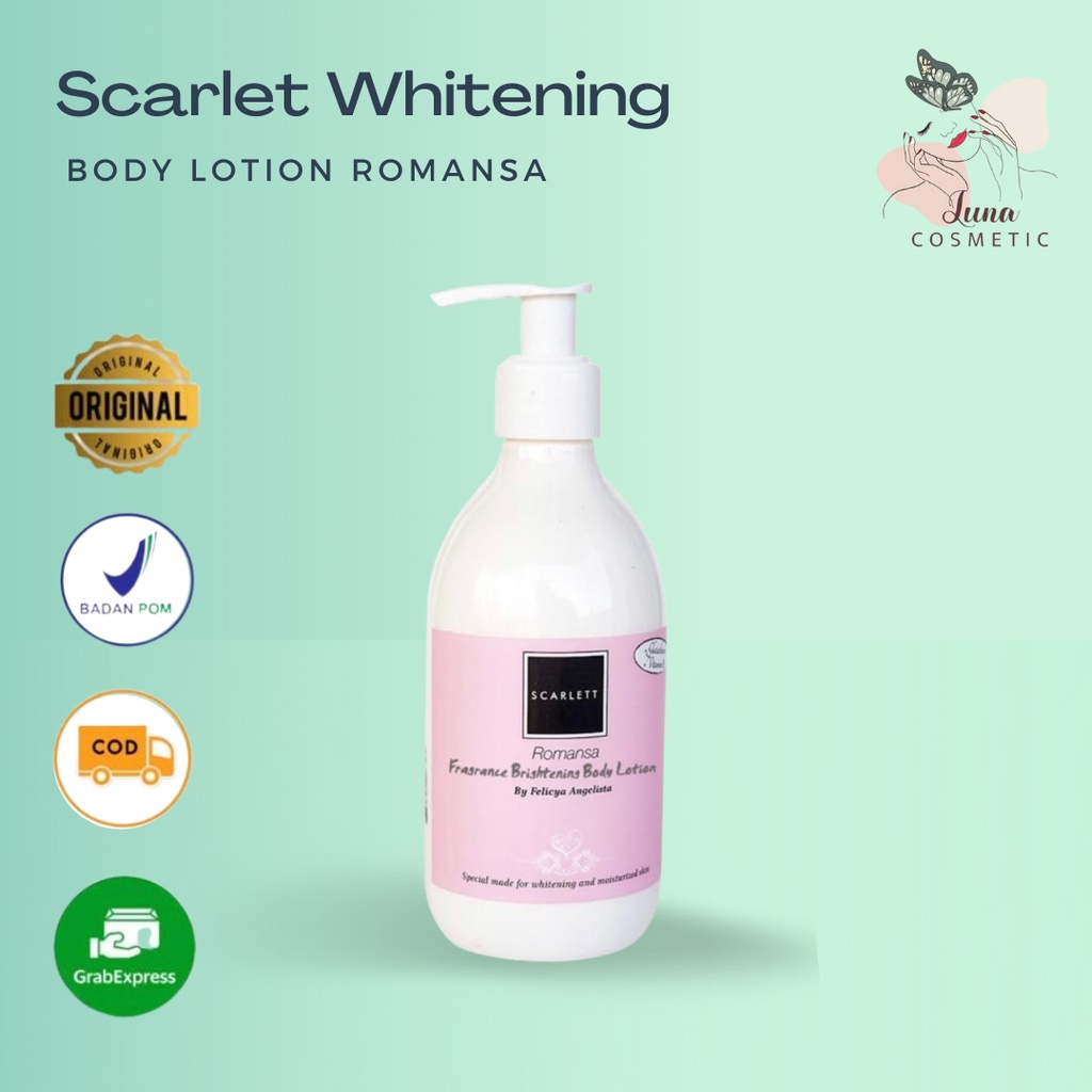 Jual Scarlett Whitening Body Lotion Romansa Scarlet Scarlett By Felicya