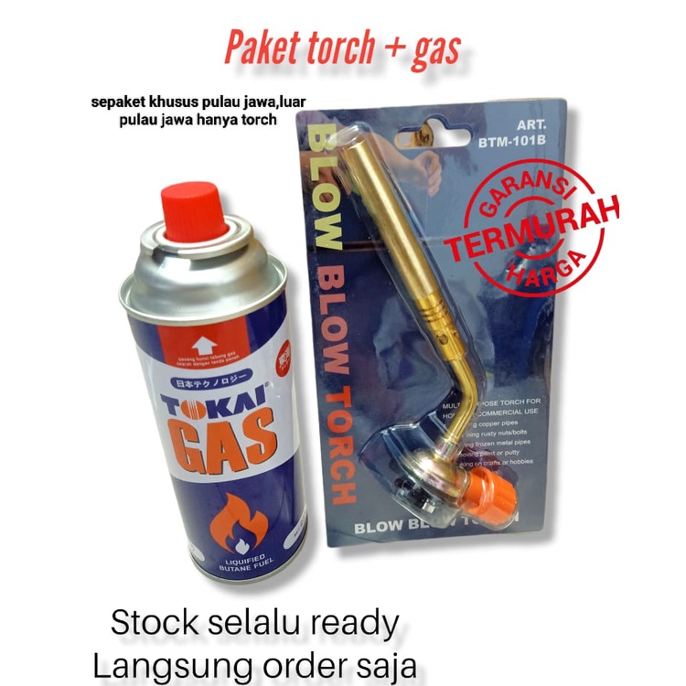 Jual Gas Torch Gas Flame Gun NANKAI PAKET Blow Torch Gas Portable Gas